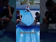 Self-Adhesive Waterproof Membrane Installation for Color Steel Metal Roof