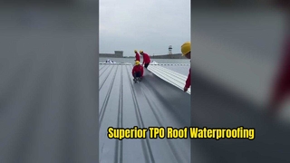 Standard construction delivers longer durability and superior aging resistance for TPO waterproofing